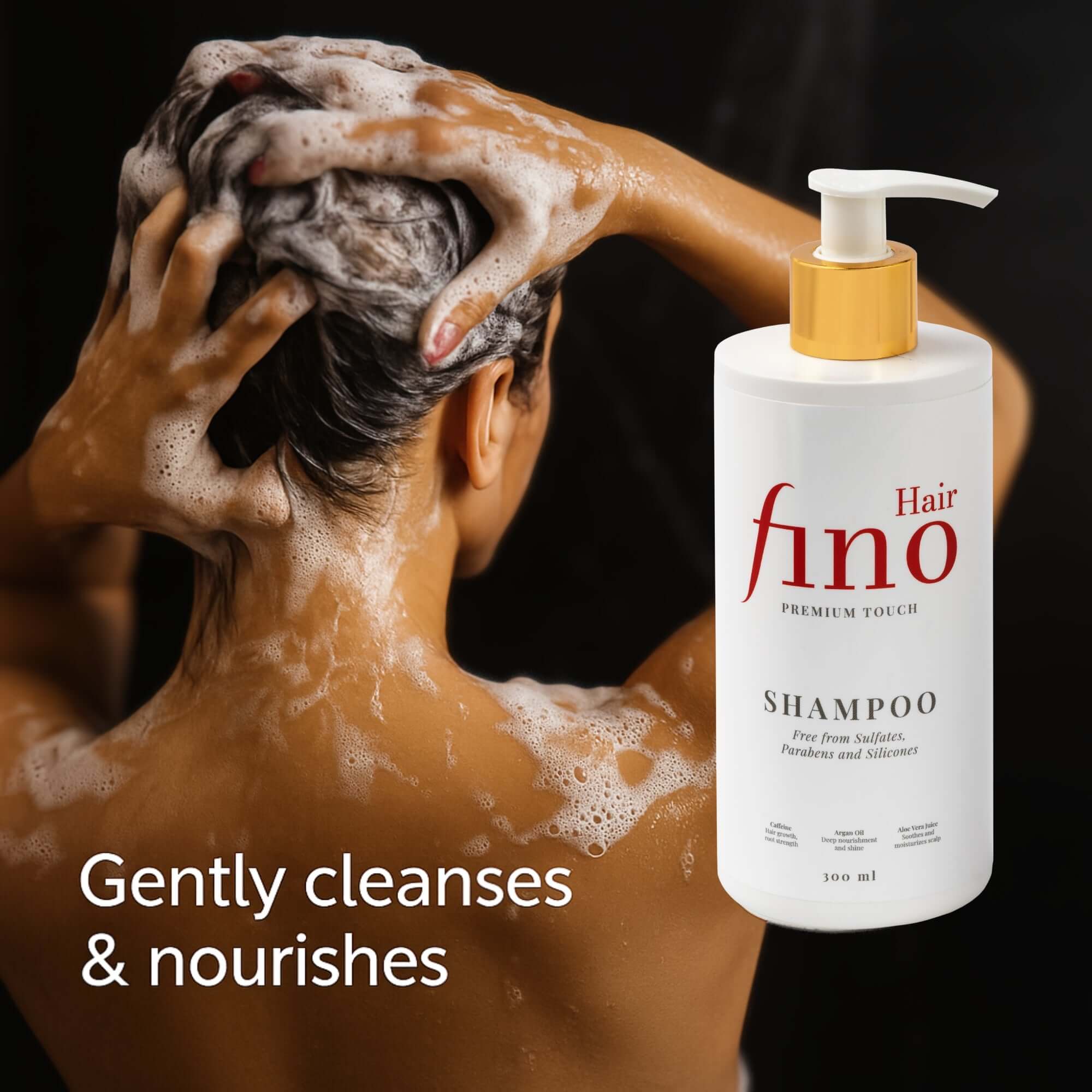 fino Hair Premium Pflege – Set für gesundes, glänzendes Haar, inspiriert von Haarmaske Japan, vegane Formel, ohne Parabene