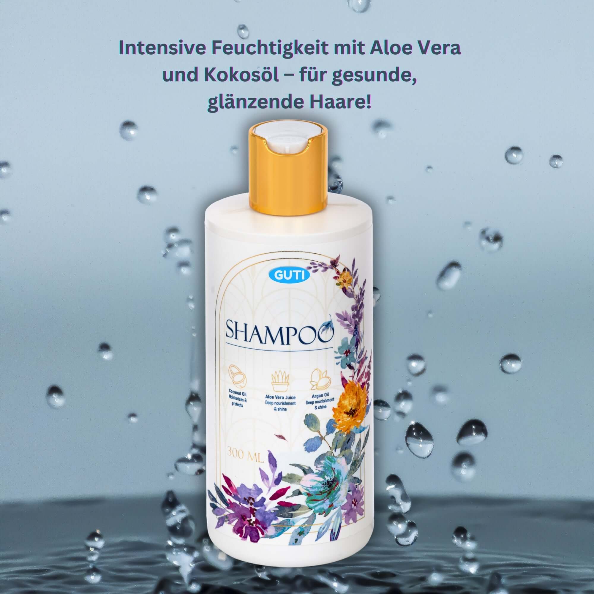 GUTI Bio-Arganöl Shampoo – Feuchtigkeit & Pflege für strapaziertes Haar