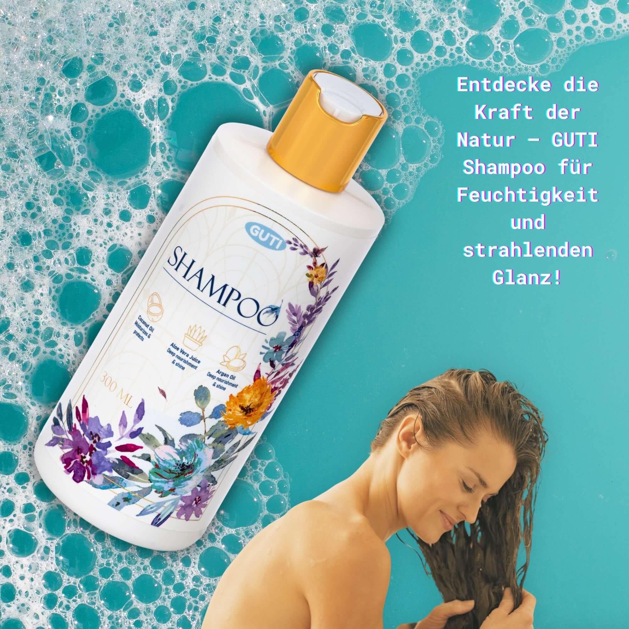 GUTI Premium Touch Shampoo – Sanfte, vegane Pflege ohne Sulfate & Parabene