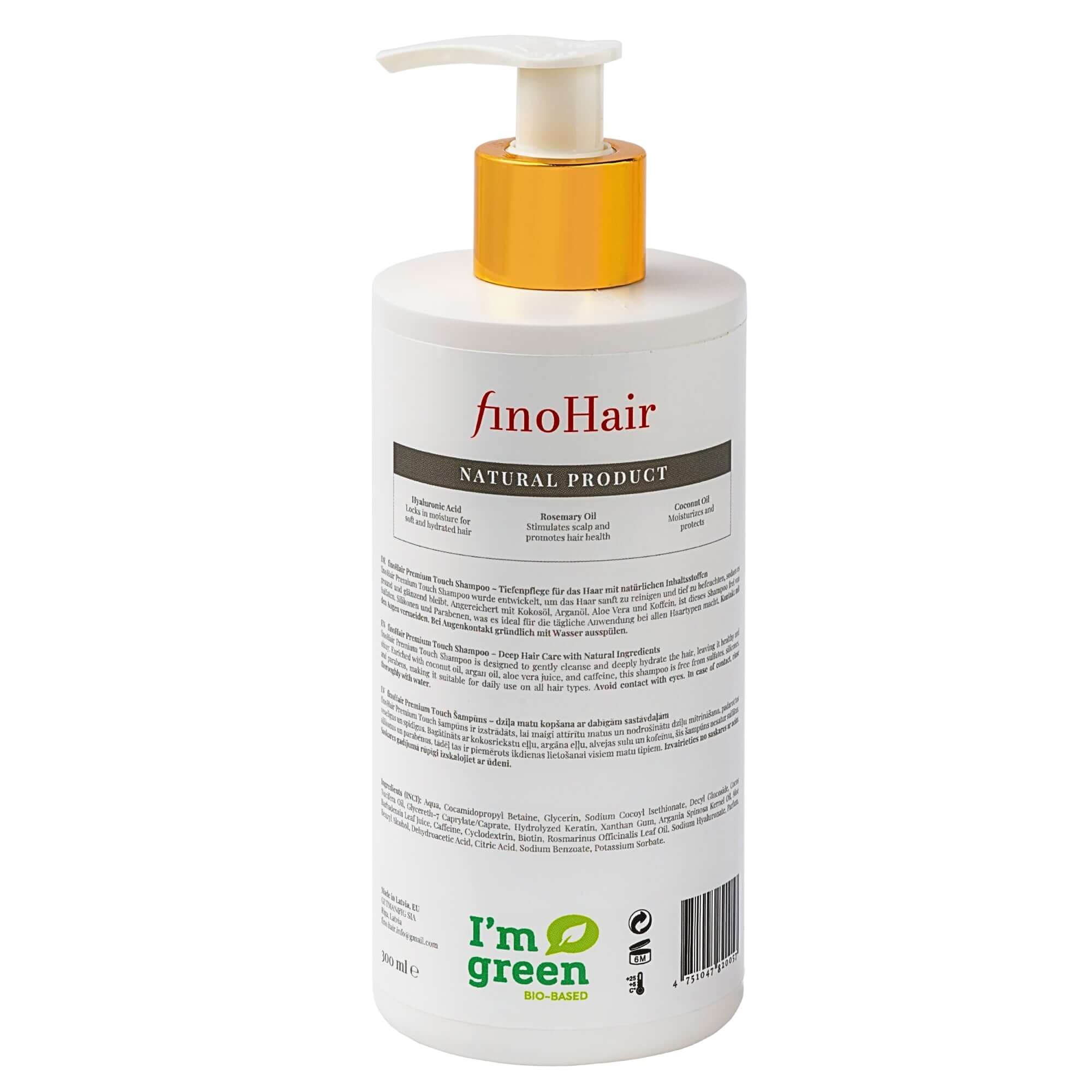 Fino Hair Premium Touch Shampoo – unisex Pflege, ideal für gesundes Haar, kombiniert mit fino hair mask, fino Hair premium touch fino hair mask japan